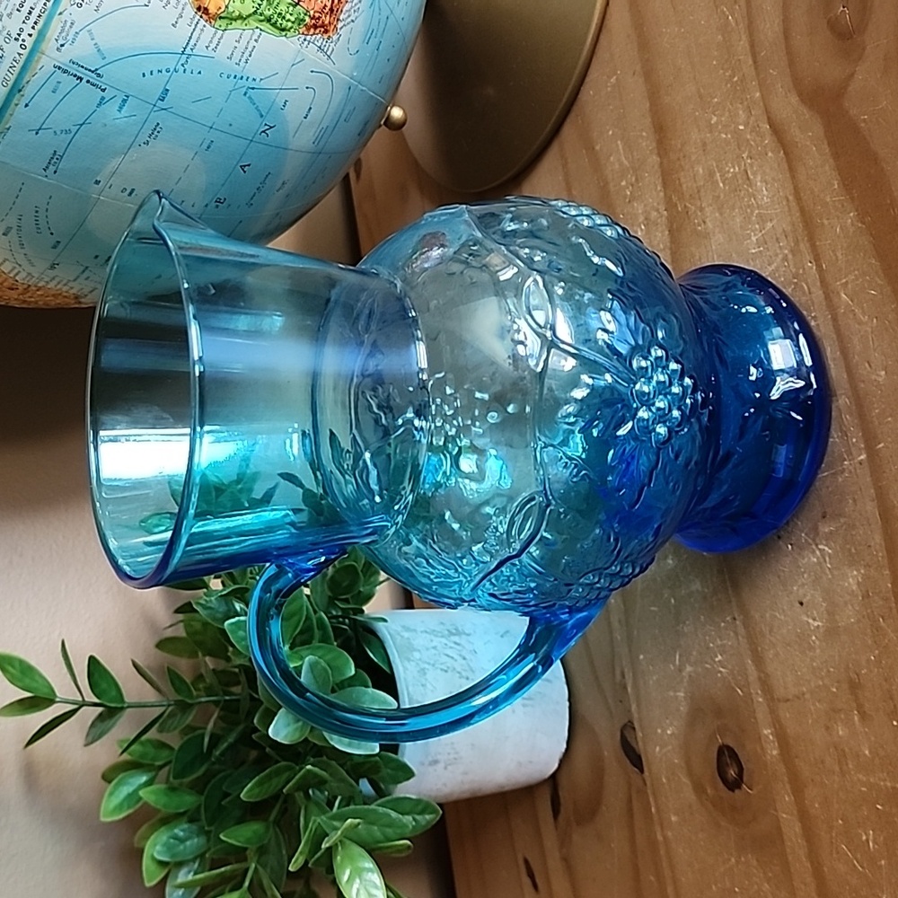 Vintage IVIMA Hand Made Glass Pitcher Portugal - Picture 5 of 16